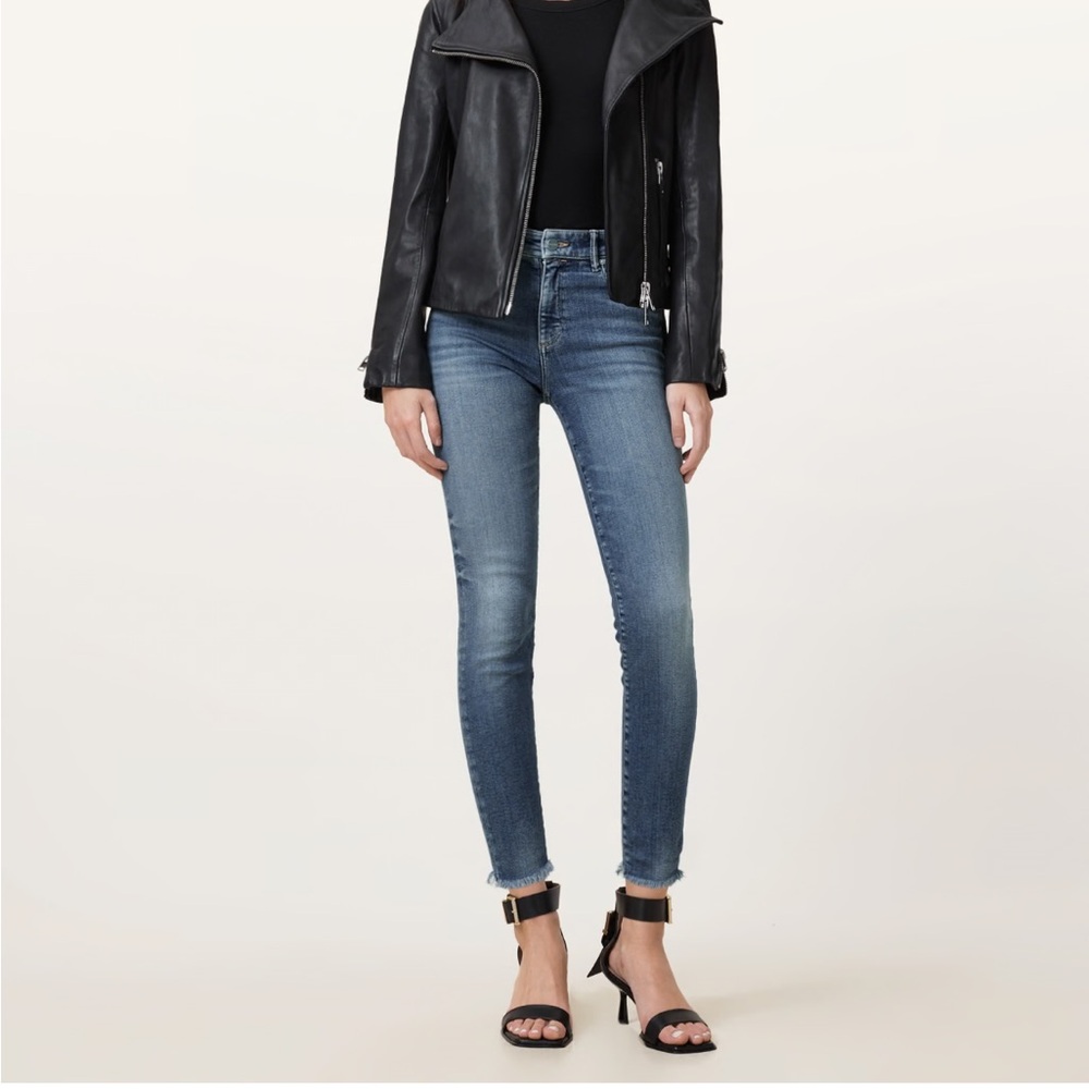 All Saints High Rise Denim Jeans